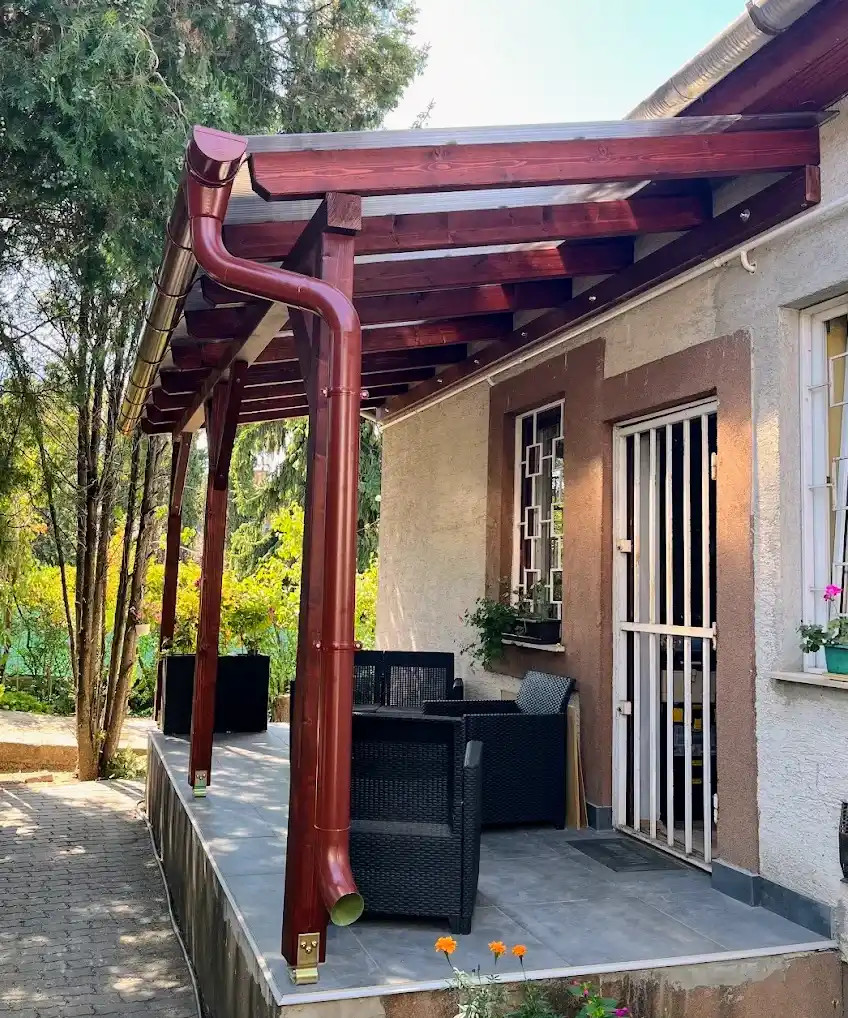 Érd terasztető polikarbonát fedés